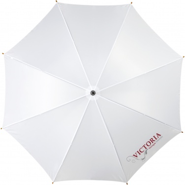 Logo trade advertising product photo of: Kyle 23" auto open umbrella wooden shaft and handle
