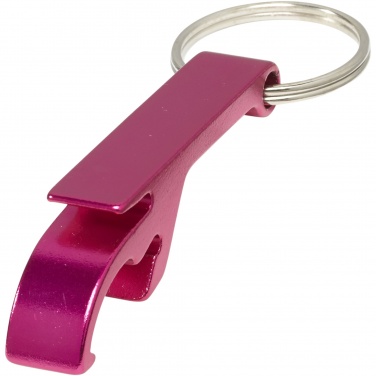 Logo trade promotional gifts image of: Tao bottle and can opener keychain