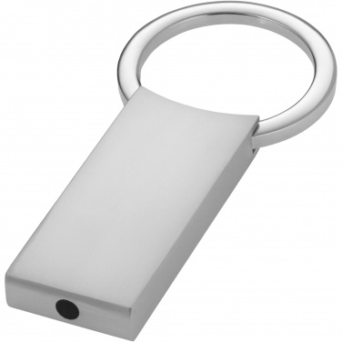 Logo trade promotional giveaways image of: Omar rectangular keychain