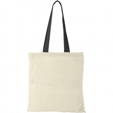 Logotrade advertising product picture of: Nevada 100 g/m² cotton tote bag coloured handles 7L