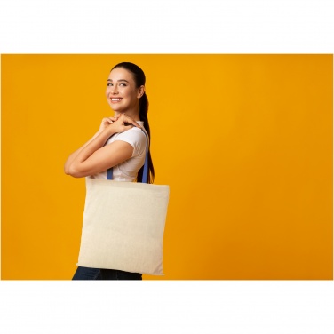 Logotrade promotional giveaway picture of: Nevada 100 g/m² cotton tote bag coloured handles 7L