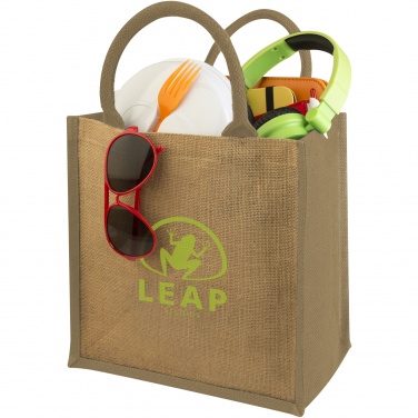 Logo trade promotional merchandise image of: Chennai jute tote bag 16L