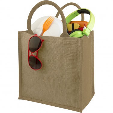 Logo trade promotional products image of: Chennai jute tote bag 16L