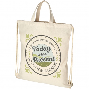 Logotrade promotional giveaway image of: Pheebs 210 g/m² recycled drawstring bag 6L