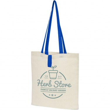 Logotrade promotional product picture of: Nevada 100 g/m² cotton foldable tote bag 7L