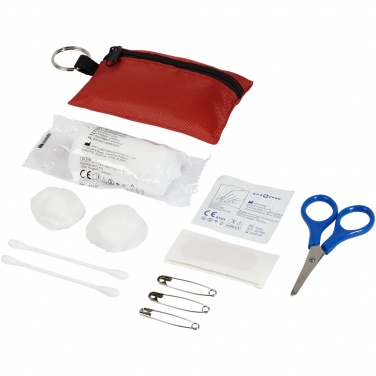 Logotrade advertising product image of: Valdemar 16-piece first aid keyring pouch