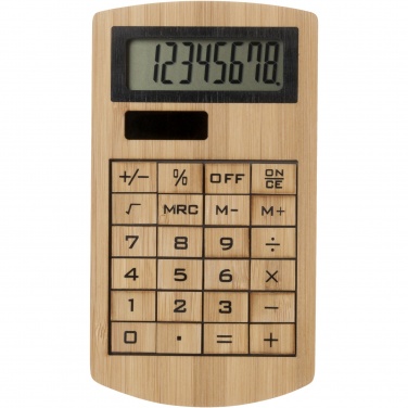 Logotrade corporate gift image of: Eugene calculator made of bamboo