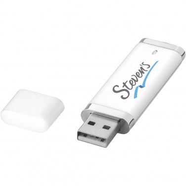 Logo trade business gift photo of: Flat 4GB USB flash drive