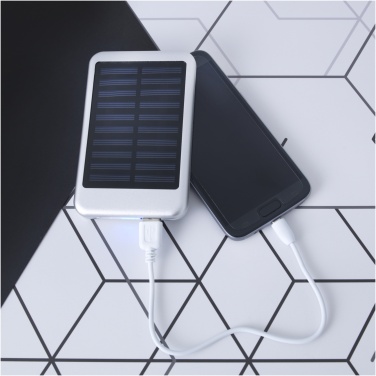 Logo trade promotional product photo of: Bask 4000 mAh solar power bank
