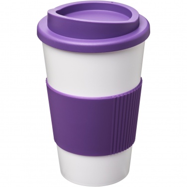 Logo trade promotional merchandise picture of: Americano® 350 ml insulated tumbler with grip