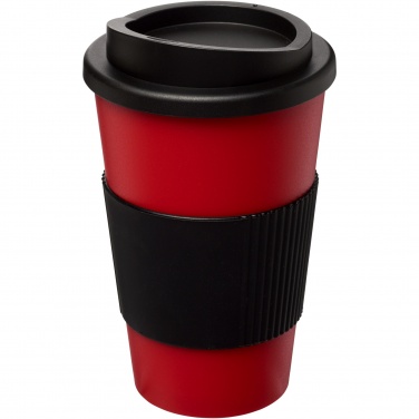 Logo trade promotional item photo of: Americano® 350 ml insulated tumbler with grip