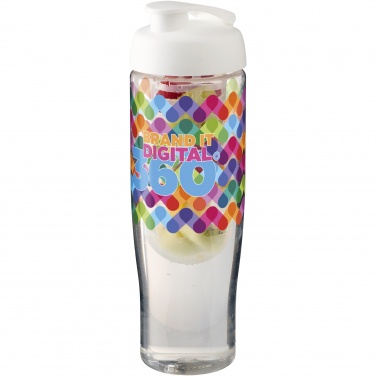 Logo trade promotional gifts picture of: H2O Active® Tempo 700 ml flip lid sport bottle & infuser