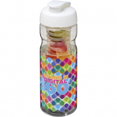 Logotrade business gift image of: H2O Active® Base 650 ml flip lid sport bottle & infuser