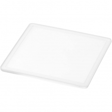 Logo trade advertising products picture of: Ellison square plastic coaster with paper insert