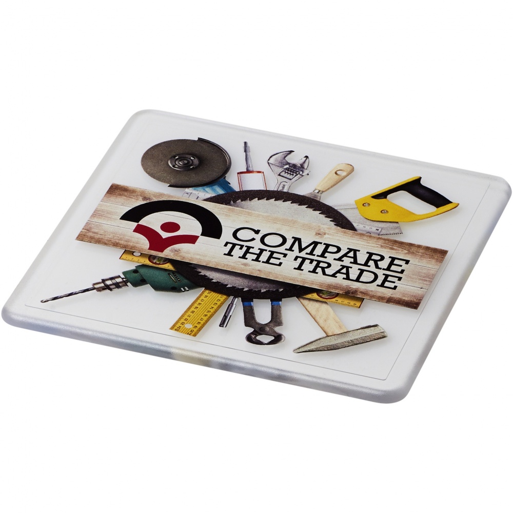 Logotrade corporate gifts photo of: Renzo square plastic coaster