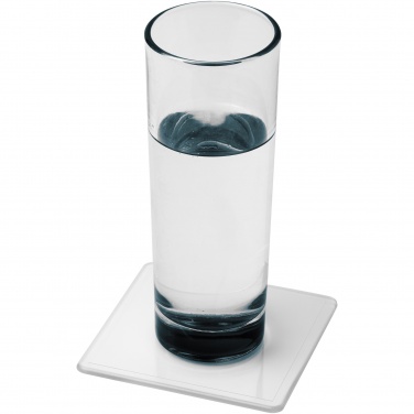 Logotrade promotional merchandise image of: Renzo square plastic coaster