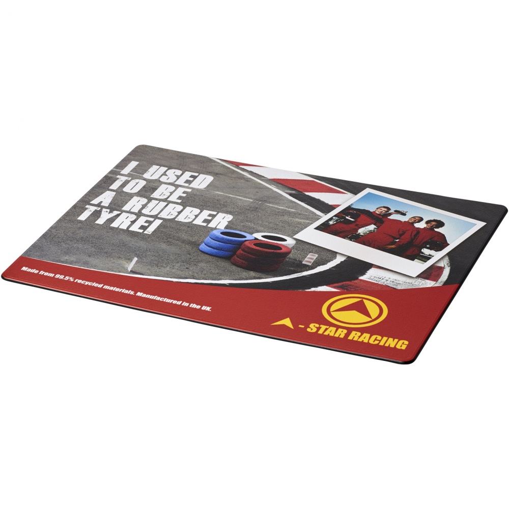 Logo trade promotional gift photo of: Brite-Mat® mouse mat with tyre material