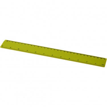 Logo trade promotional gift photo of: Renzo 30 cm plastic ruler
