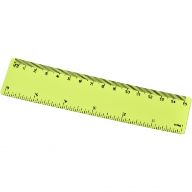 Logo trade business gifts image of: Rothko 15 cm plastic ruler