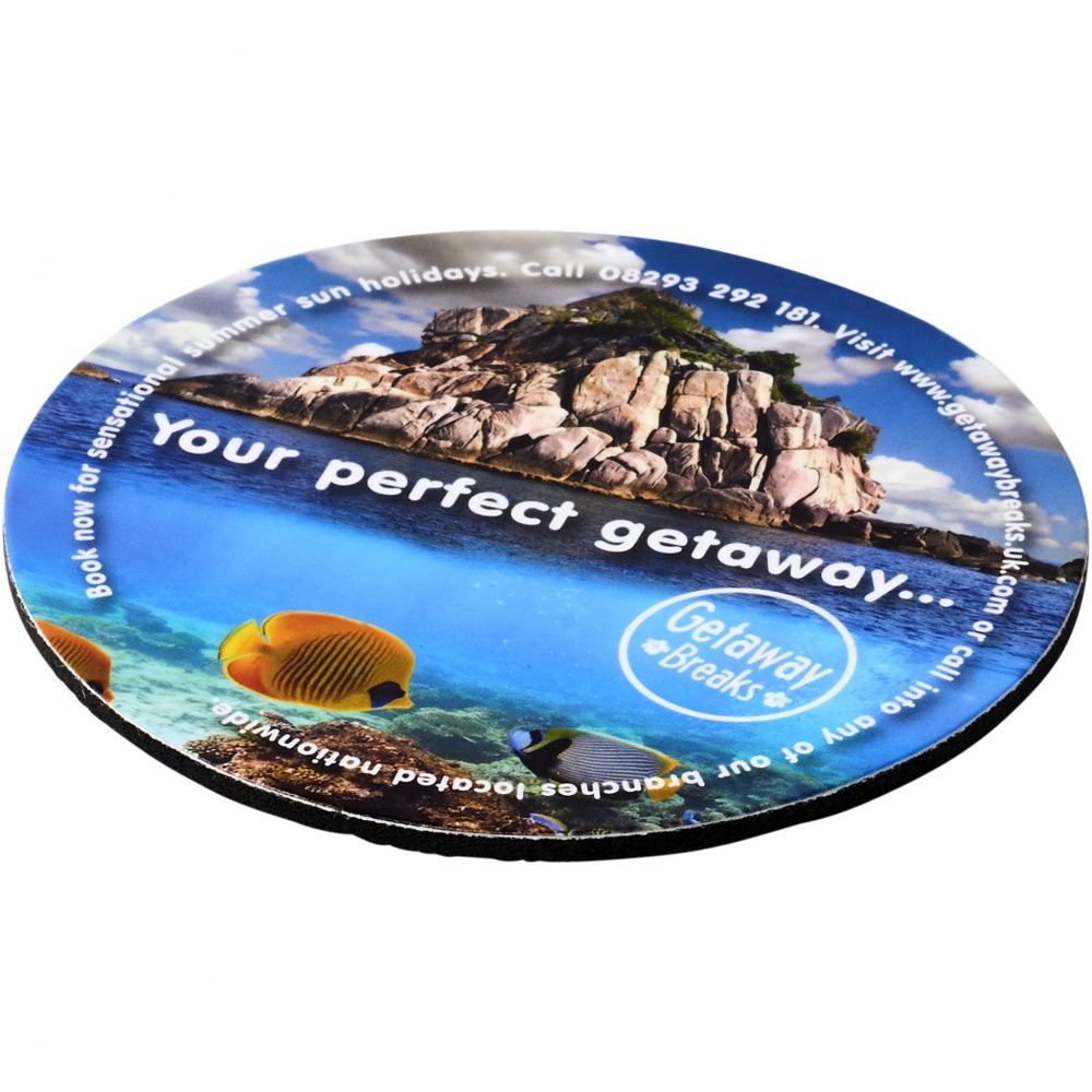 Logo trade promotional merchandise photo of: Q-Mat® round coaster