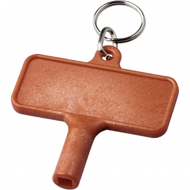Logotrade promotional giveaway image of: Largo plastic radiator key with keychain