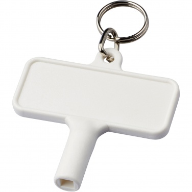 Logotrade promotional product picture of: Largo plastic radiator key with keychain
