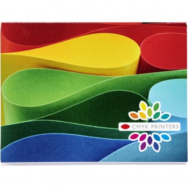 Logo trade promotional giveaway photo of: Sticky-Mate® A7 soft cover sticky notes 100x75mm