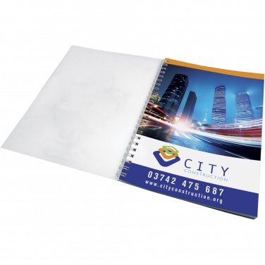 Logotrade promotional item image of: Desk-Mate® wire-o A5 notebook PP cover