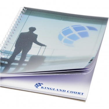 Logo trade advertising product photo of: Desk-Mate® wire-o A5 notebook PP cover