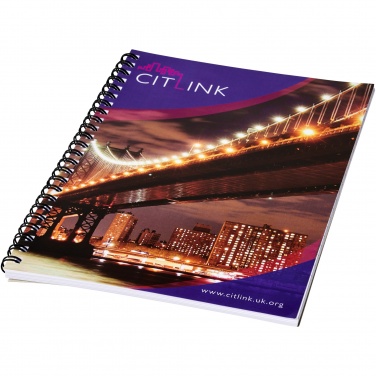 Logo trade promotional items picture of: Desk-Mate® spiral A4 notebook