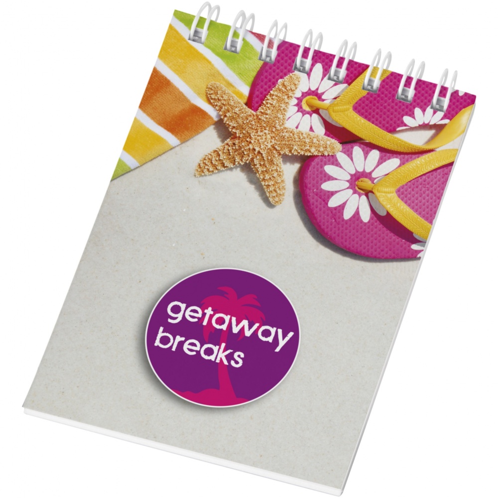 Logo trade promotional items image of: Desk-Mate® spiral A7 notebook