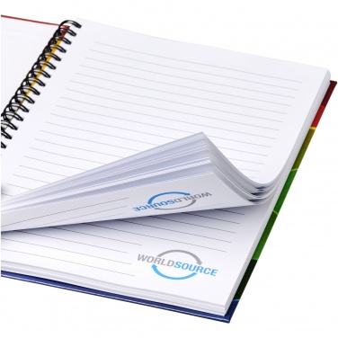 Logotrade promotional item picture of: Wire-o A5 notebook hard cover