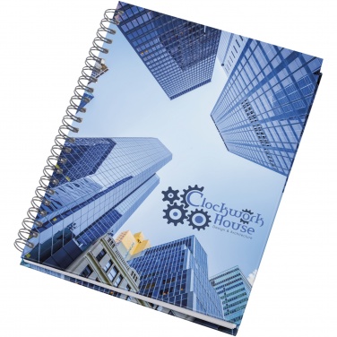 Logo trade promotional product photo of: Wire-o A5 notebook hard cover