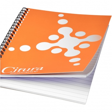 Logo trade promotional product photo of: Desk-Mate® A5 notebook synthetic cover