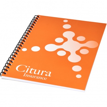 Logo trade promotional gifts image of: Desk-Mate® A5 notebook synthetic cover