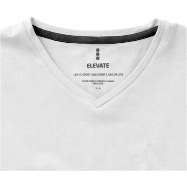 Logo trade promotional item photo of: Kawartha short sleeve women's organic V-neck t-shirt
