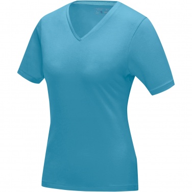 Logotrade corporate gift picture of: Kawartha short sleeve women's organic V-neck t-shirt