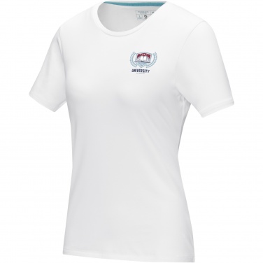Logo trade promotional gifts image of: Balfour short sleeve women's organic t-shirt