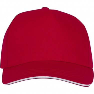 Logo trade promotional product photo of: Ceto 5 panel sandwich cap