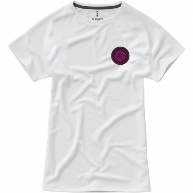 Logo trade corporate gift photo of: Niagara short sleeve women's cool fit t-shirt