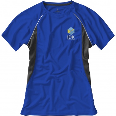 Logo trade business gift photo of: Quebec short sleeve women's cool fit t-shirt