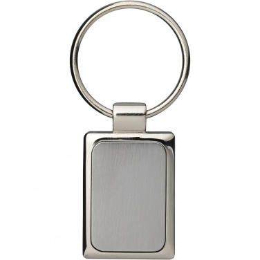 Logotrade promotional item picture of: Sergio rectangular metal keychain