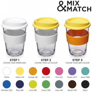 Logo trade promotional items picture of: Americano® Cortado 300 ml tumbler with grip