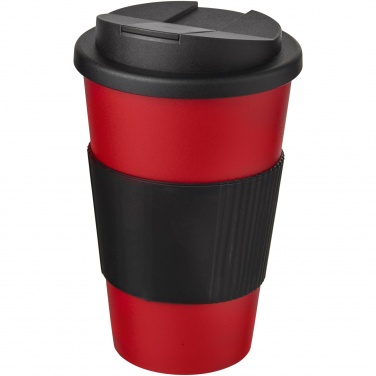 Logo trade promotional giveaways picture of: Americano® 350 ml tumbler with grip & spill-proof lid