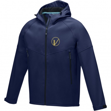 Logo trade corporate gift photo of: Coltan men’s GRS recycled softshell jacket
