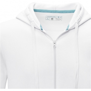 Logo trade promotional giveaway photo of: Ruby men’s organic recycled full zip hoodie