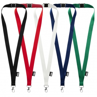 Logotrade promotional gifts photo of: Tom recycled PET lanyard with breakaway closure