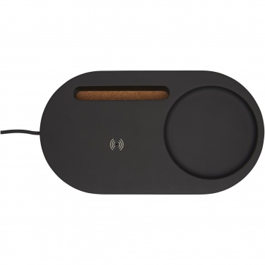 Logo trade promotional giveaways picture of: Klip 5W wireless charging desk organizer