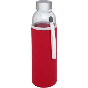 Logo trade promotional gifts image of: Bodhi 500 ml glass water bottle
