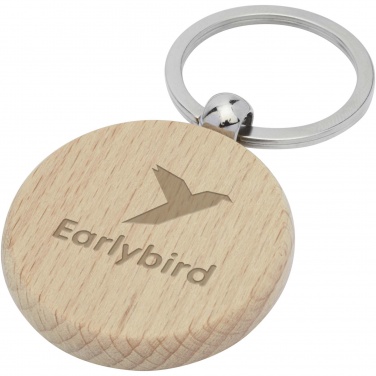 Logotrade promotional gift picture of: Giovanni beech wood round keychain